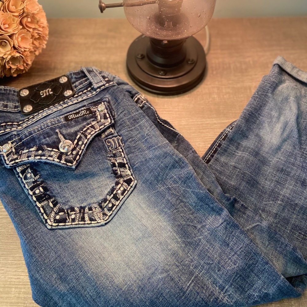 Miss Me Cropped Jean Capris